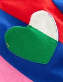 Dresses-Boden Heart Pocket Fun Jersey Dress-Rainbow Wave RainbowWave