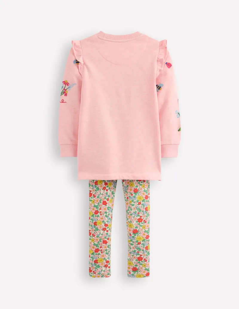 Sweatshirts & Hoodies | Tunics-Boden Heart Pocket Tunic Set-Berry Floral BerryFloral