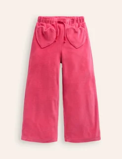 Pants & Jeans-Boden Heart Pocket Velour Sweatpants-Vintage Pink VintagePink