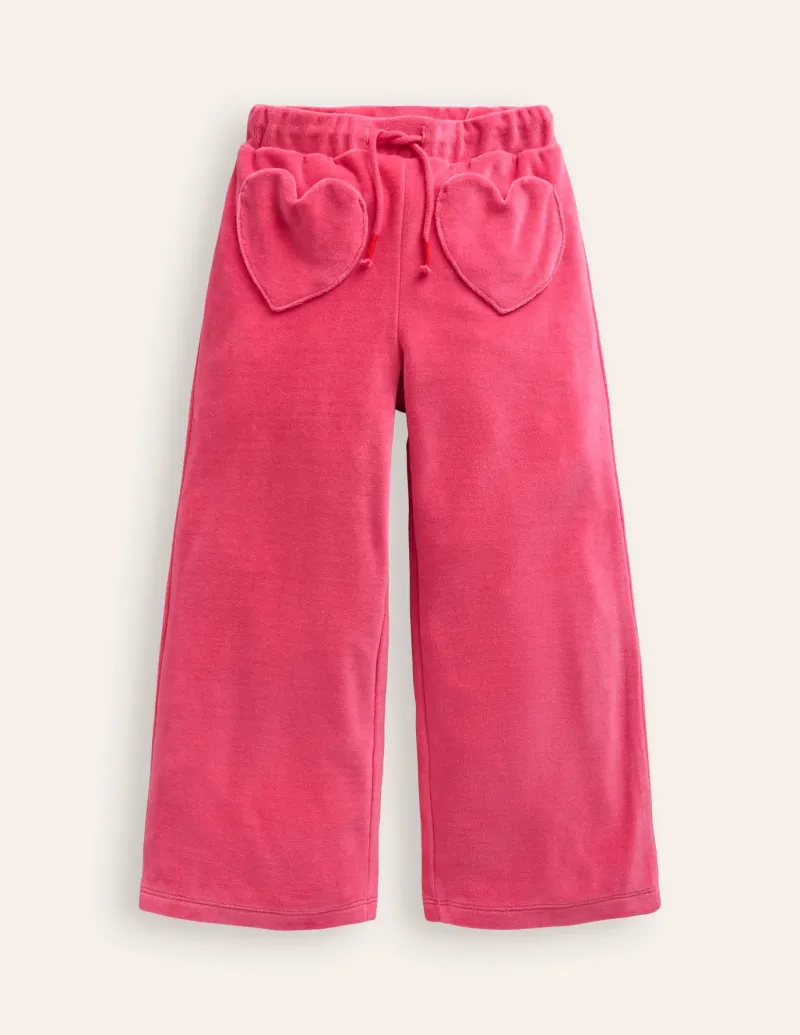 Pants & Jeans-Boden Heart Pocket Velour Sweatpants-Vintage Pink VintagePink