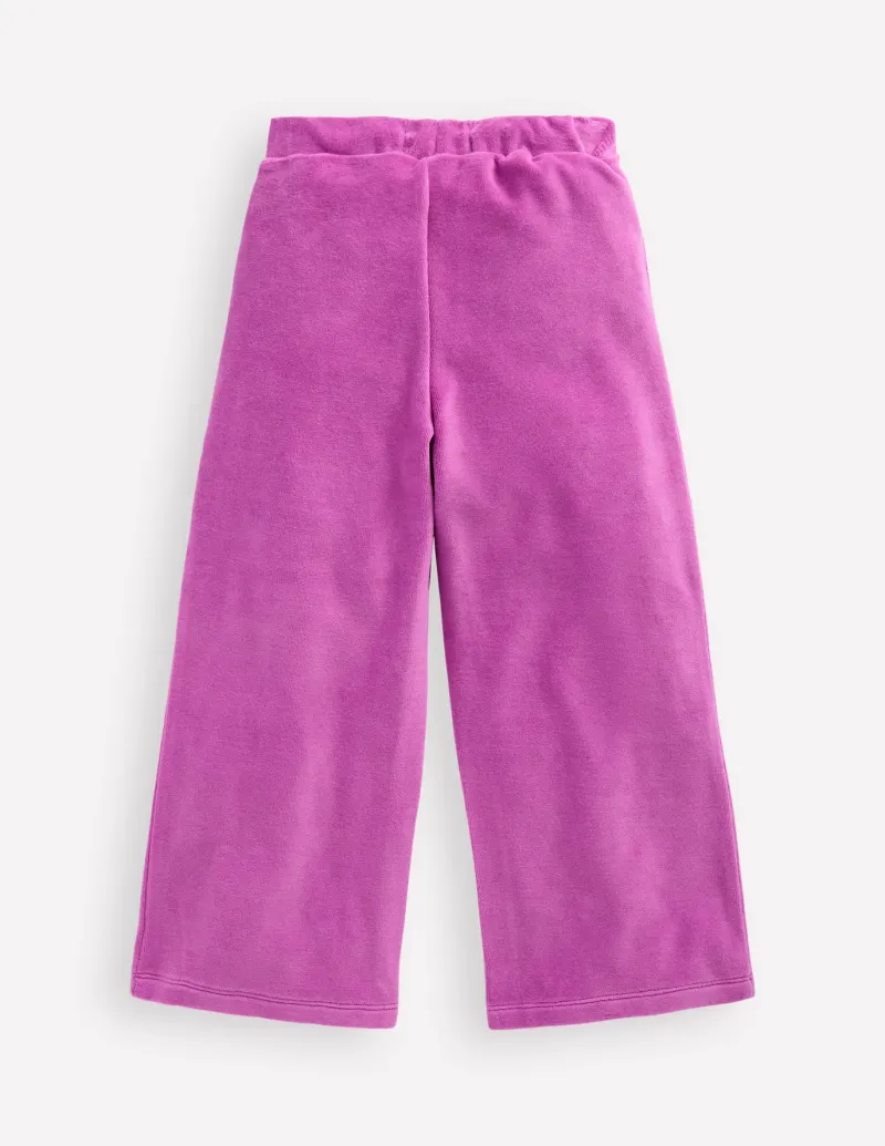 Pants & Jeans-Boden Heart Pocket Velour Sweatpants-Foxglove Purple FoxglovePurple