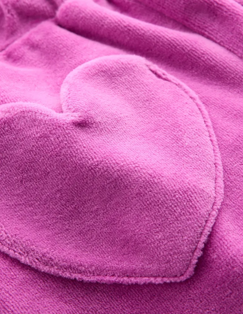 Pants & Jeans-Boden Heart Pocket Velour Sweatpants-Foxglove Purple FoxglovePurple