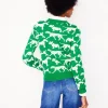 Sweaters & Cardigans-Boden Heather Jacquard Sweater-Sapling Green, Dogs SaplingGreen,Dogs
