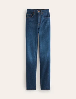 Jeans-Boden High Rise Straight Leg Jeans- Indigo