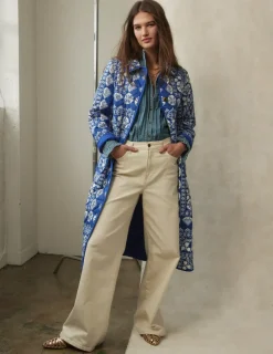Jeans-Boden High Rise Wide Leg Jeans- Ecru