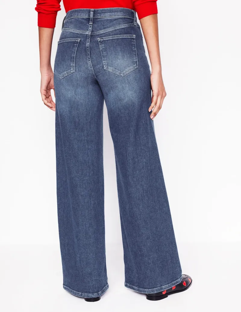 Jeans-Boden High Rise Wide Leg Jeans-Mid Vintage MidVintage