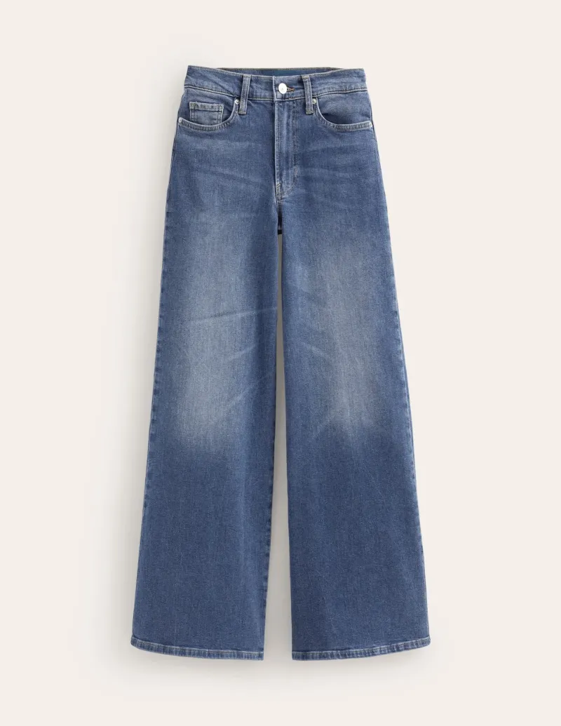 Jeans-Boden High Rise Wide Leg Jeans-Mid Vintage MidVintage