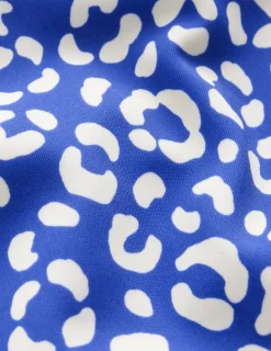 Swimwear & Beachwear-Boden High Waisted Bikini Bottoms-Blue Leopard BlueLeopard