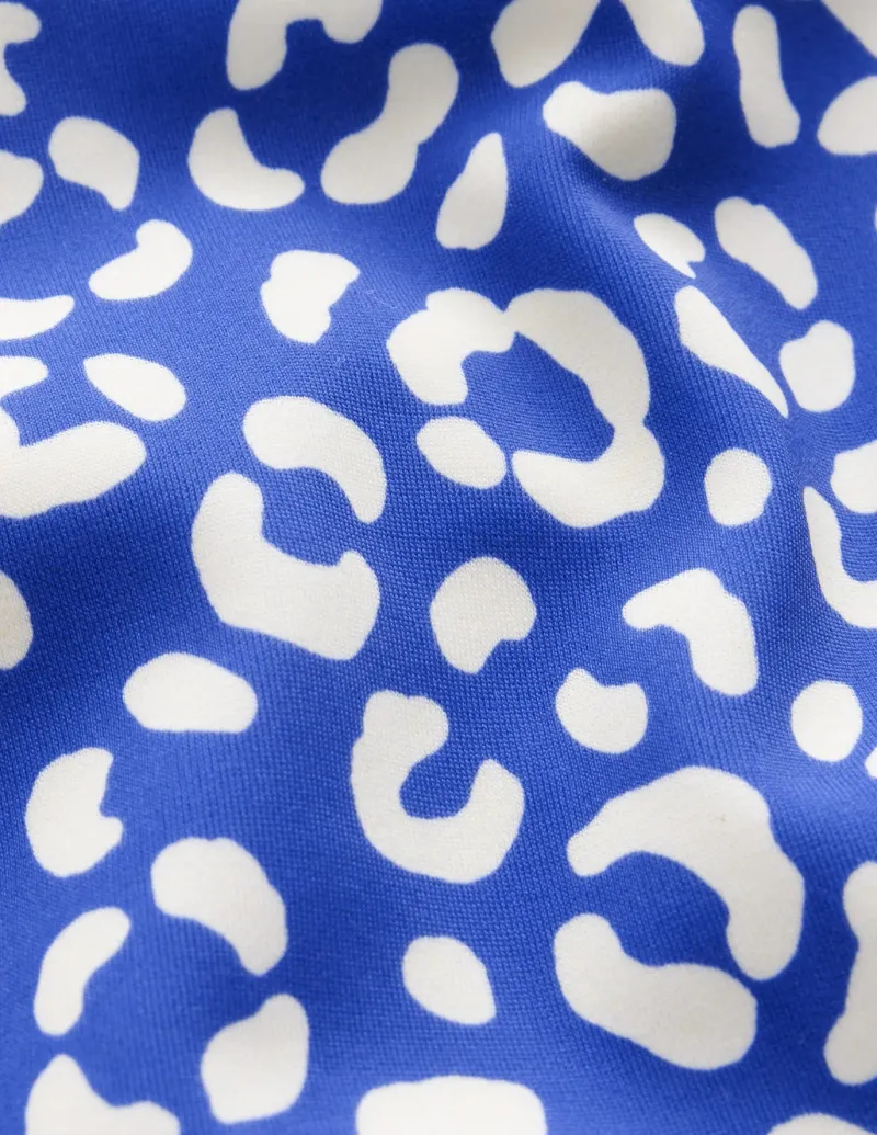 Swimwear & Beachwear-Boden High Waisted Bikini Bottoms-Blue Leopard BlueLeopard