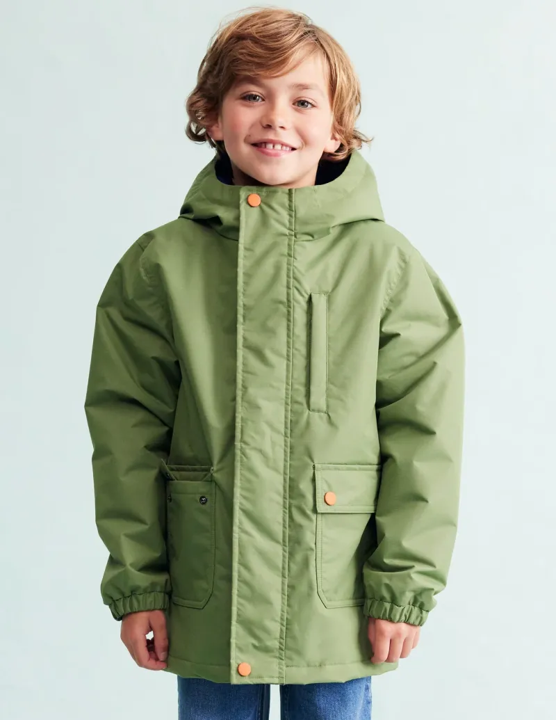 Coats & Jackets-Boden 4-in-1 Waterproof Coat-Safari Green SafariGreen
