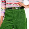 Belts-Boden Iris Skinny Snaffle Trim Belt- Black