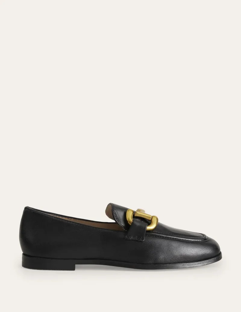 Suits & Tailoring | Flats-Boden Iris Snaffle Loafers- Black