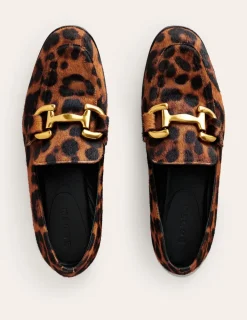 Suits & Tailoring | Flats-Boden Iris Snaffle Loafers- Leopard