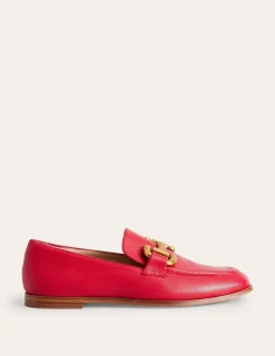 Suits & Tailoring | Flats-Boden Iris Snaffle Loafers-Pillarbox Red PillarboxRed