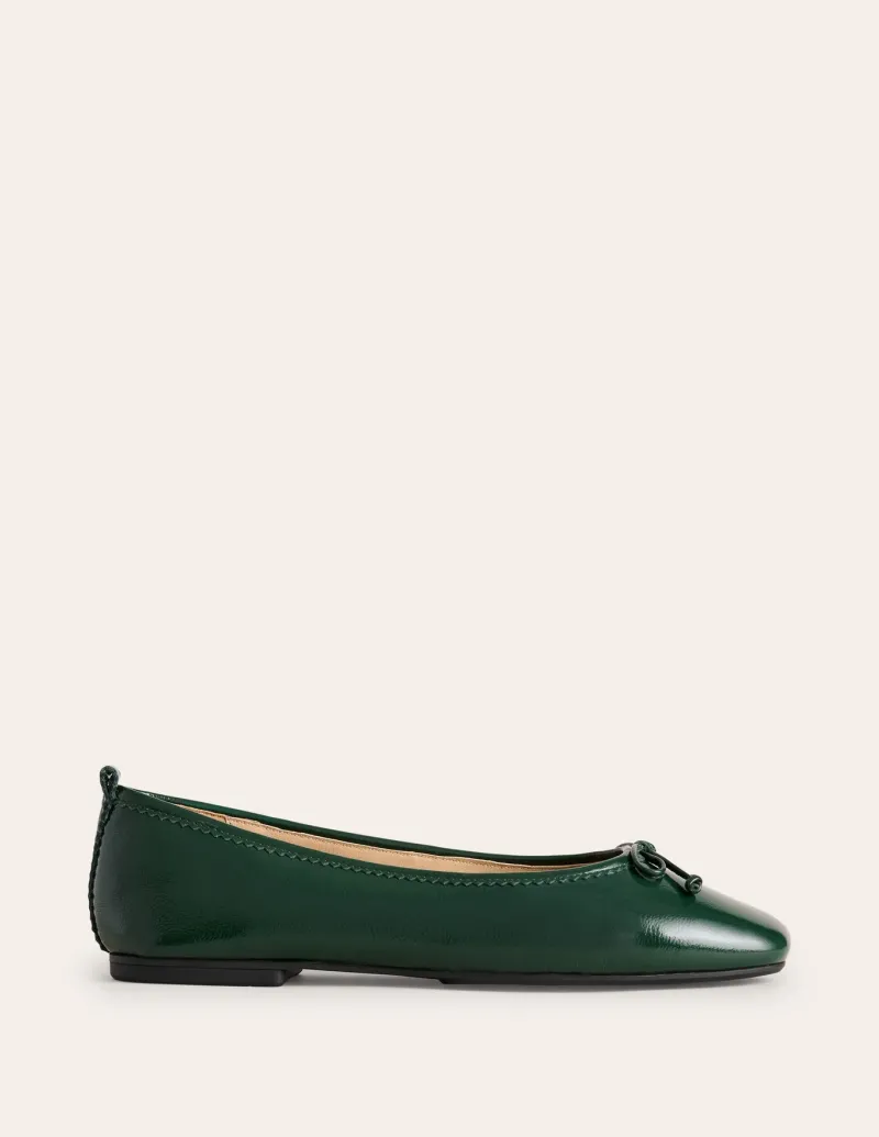 Flats-Boden Kitty Flexi Sole Ballet Flats-Ponderosa Pine Patent PonderosaPinePatent