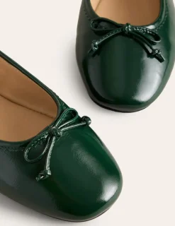 Flats-Boden Kitty Flexi Sole Ballet Flats-Ponderosa Pine Patent PonderosaPinePatent