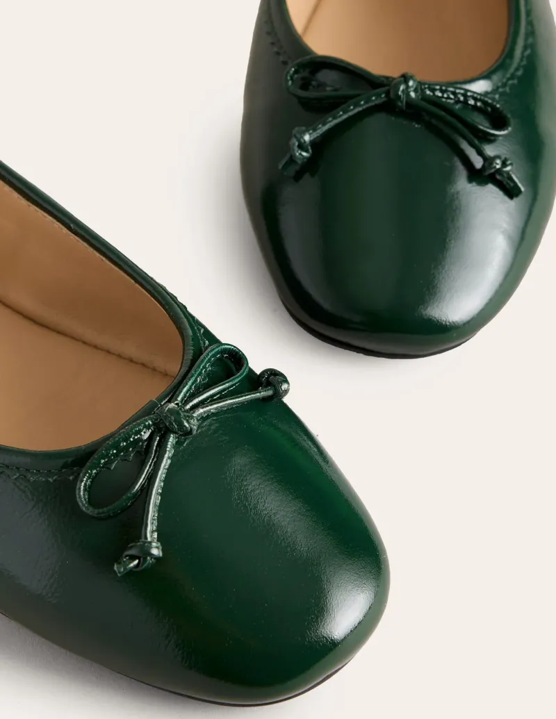 Flats-Boden Kitty Flexi Sole Ballet Flats-Ponderosa Pine Patent PonderosaPinePatent