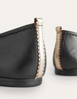 Flats-Boden Kitty Flexi Sole Ballet Flats-Black Leather BlackLeather