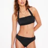 Swimwear-Boden Kythira Ruched Bikini Top- Black