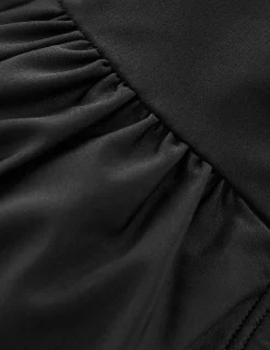 Swimwear-Boden Kythira Ruched Bikini Top- Black