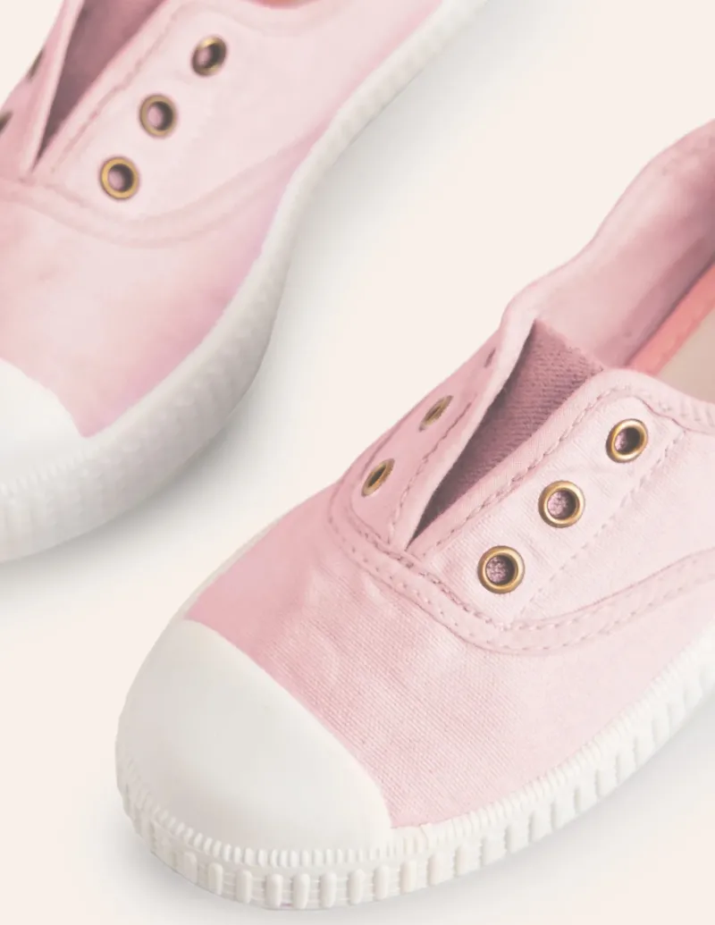 Shoes, Sneakers & Boots-Boden Laceless Canvas Pull-ons-Cameo Pink CameoPink