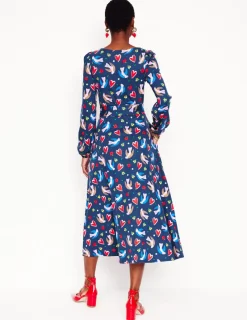 Dresses & Jumpsuits | Midi-Boden Leandra Jersey Midi Dress-French Navy, Heart Flutter FrenchNavy,HeartFlutter