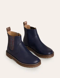 Shoes, Sneakers & Boots-Boden Leather Chelsea Boots-College Navy Floral CollegeNavyFloral
