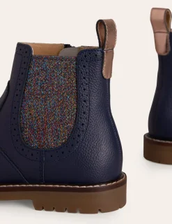Shoes, Sneakers & Boots-Boden Leather Chelsea Boots-College Navy Floral CollegeNavyFloral