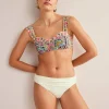 Swimwear-Boden Levanzo Fold Bikini Bottoms- Ivory