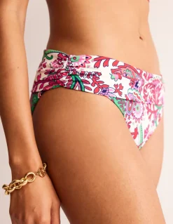 Swimwear-Boden Levanzo Fold Bikini Bottoms-Multi, Fantastical Multi,Fantastical