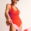 Swimwear-Boden Levanzo Halter Swimsuit- Fiesta
