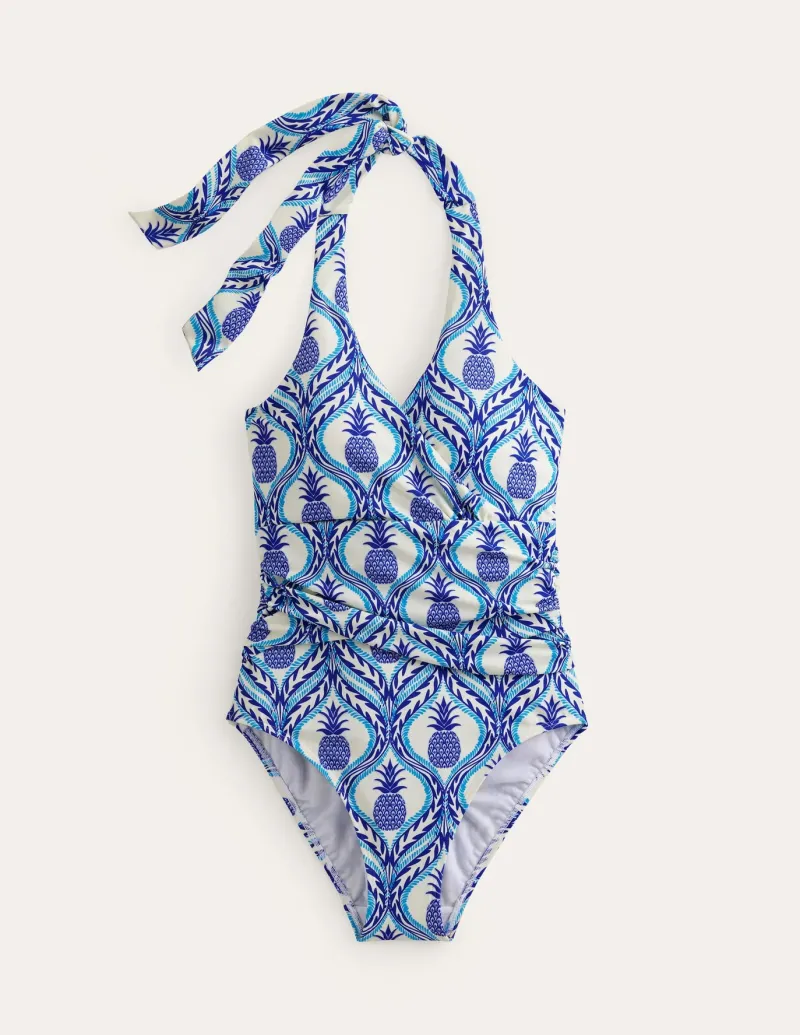 Swimwear-Boden Levanzo Halter Swimsuit-Surf The Web, Pineapple Wave SurfTheWeb,PineappleWave