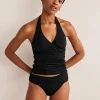 Swimwear-Boden Levanzo Halter Tankini Top- Black