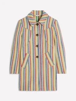 Jackets & Coats-Boden Lincoln Stripe Coat-Rainbow Twill Stripe RainbowTwillStripe