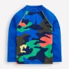 Swimwear & Beachwear-Boden Logo Rash Vest-Multi Rainbow Camo MultiRainbowCamo