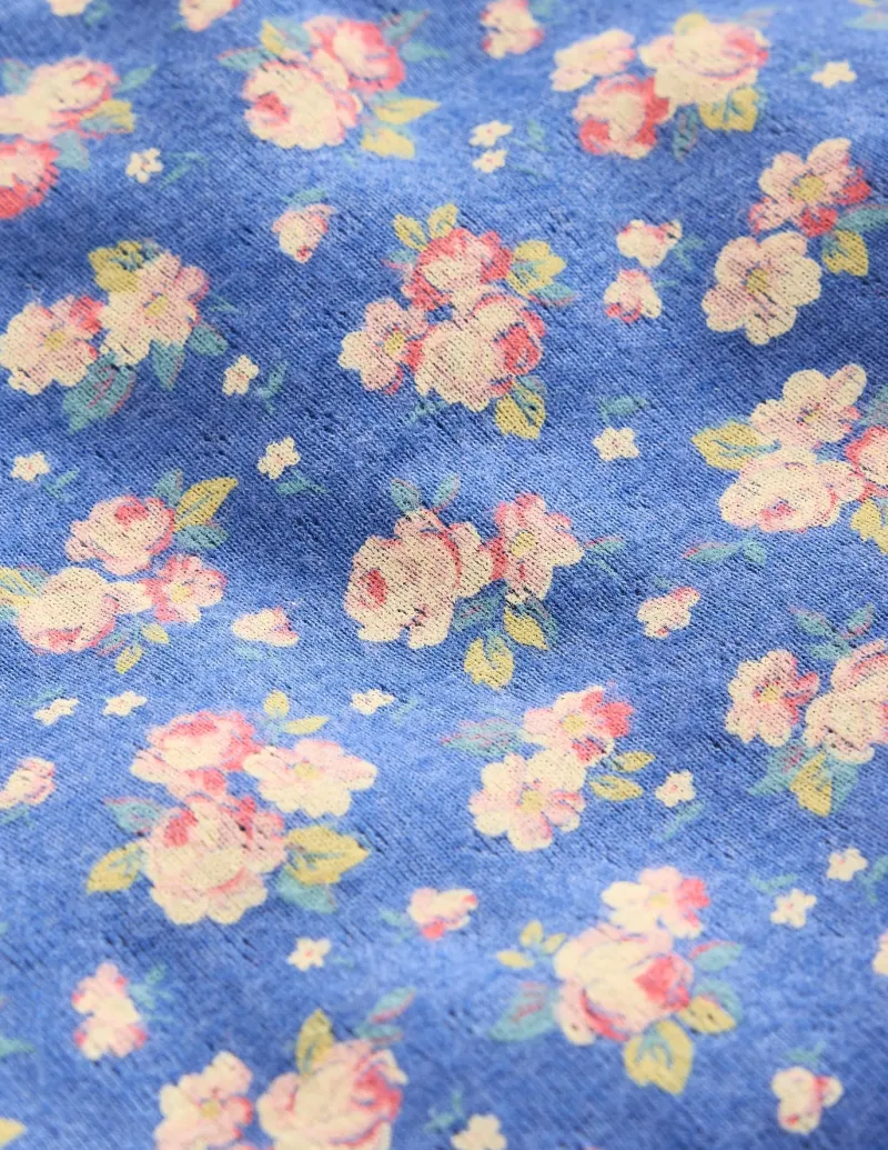 Tops & T-Shirts-Boden Long Sleeve Pointelle Top-Cherry Toile CherryToile