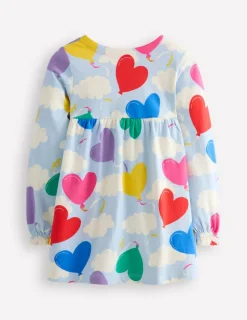 Tunics | Tops & T-Shirts-Boden Long Sleeve Printed Tunic-Misty Blue Balloon Sky MistyBlueBalloonSky