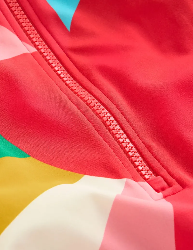 Swimwear & Beachwear-Boden Long-Sleeved Swimsuit-Multi Rainbow Heart MultiRainbowHeart