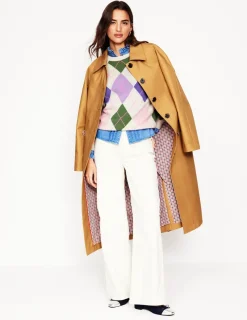 Sweaters & Cardigans-Boden Lydia Cashmere Jumper-Green and Lilac Multi Argyle GreenandLilacMultiArgyle