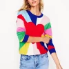 Sweaters & Cardigans-Boden Lydia Cashmere Jumper-Multi, Heart Spectrum Multi,HeartSpectrum