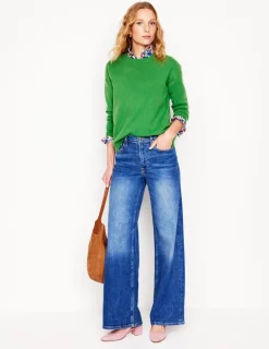 Sweaters & Cardigans-Boden Lydia Cashmere Jumper-Paradise Green ParadiseGreen