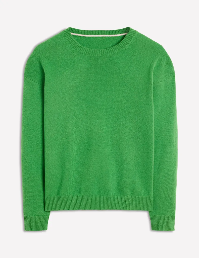 Sweaters & Cardigans-Boden Lydia Cashmere Jumper-Paradise Green ParadiseGreen