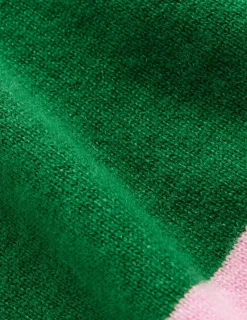 Sweaters & Cardigans-Boden Lydia Cashmere Jumper-Rich Emerald Green, Union Jack RichEmeraldGreen,UnionJack