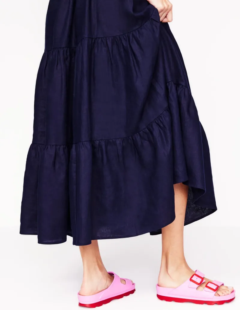Flats | Sandals-Boden Lyla Double Buckle Slide-Soft Pink SoftPink