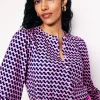 Tops & Blouses | T-Shirts & Tanks-Boden Marina Jersey Shirt-Moonlite Mauve, Terrace Swirl MoonliteMauve,TerraceSwirl