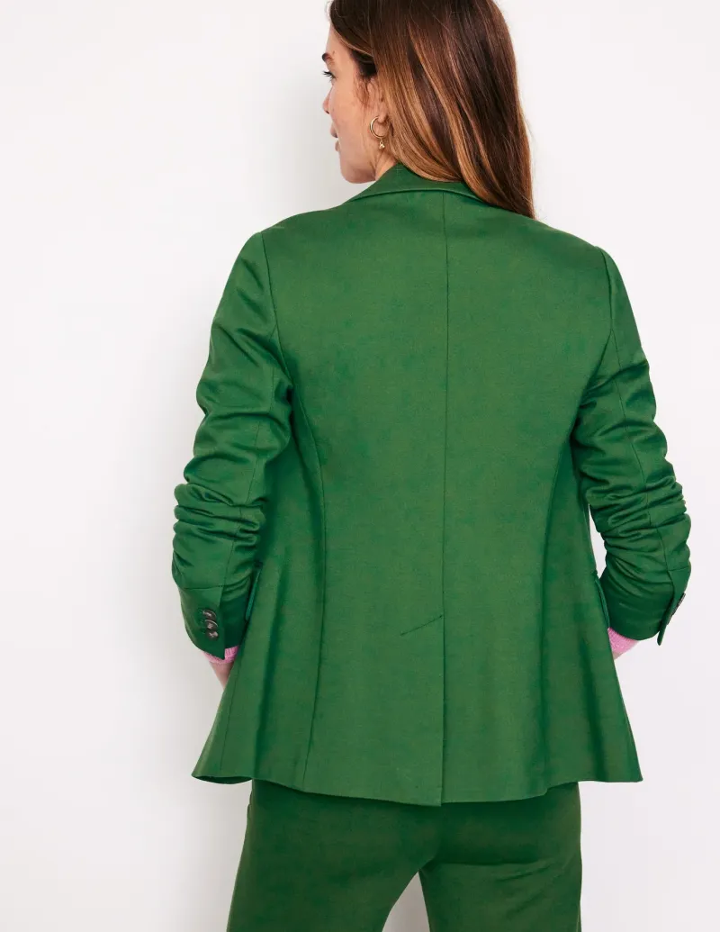 Blazers | Jackets & Coats-Boden Marylebone Ponte Blazer-Emerald Night EmeraldNight