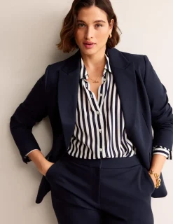 Suits & Tailoring | Blazers-Boden Marylebone Ponte Blazer- Navy