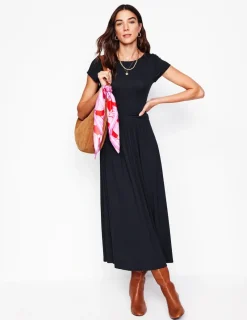 Dresses & Jumpsuits | Petite Dresses-Boden Melanie Jersey Midi Dress- Black