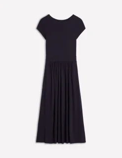 Dresses & Jumpsuits | Petite Dresses-Boden Melanie Jersey Midi Dress- Navy