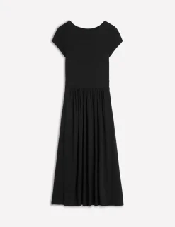 Dresses & Jumpsuits | Petite Dresses-Boden Melanie Jersey Midi Dress- Black